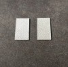 2 Plaques en résine - Peint - 21 x 11 mm