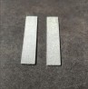 2 Plaques en résine - Peint - 54.50 x 10.70 mm