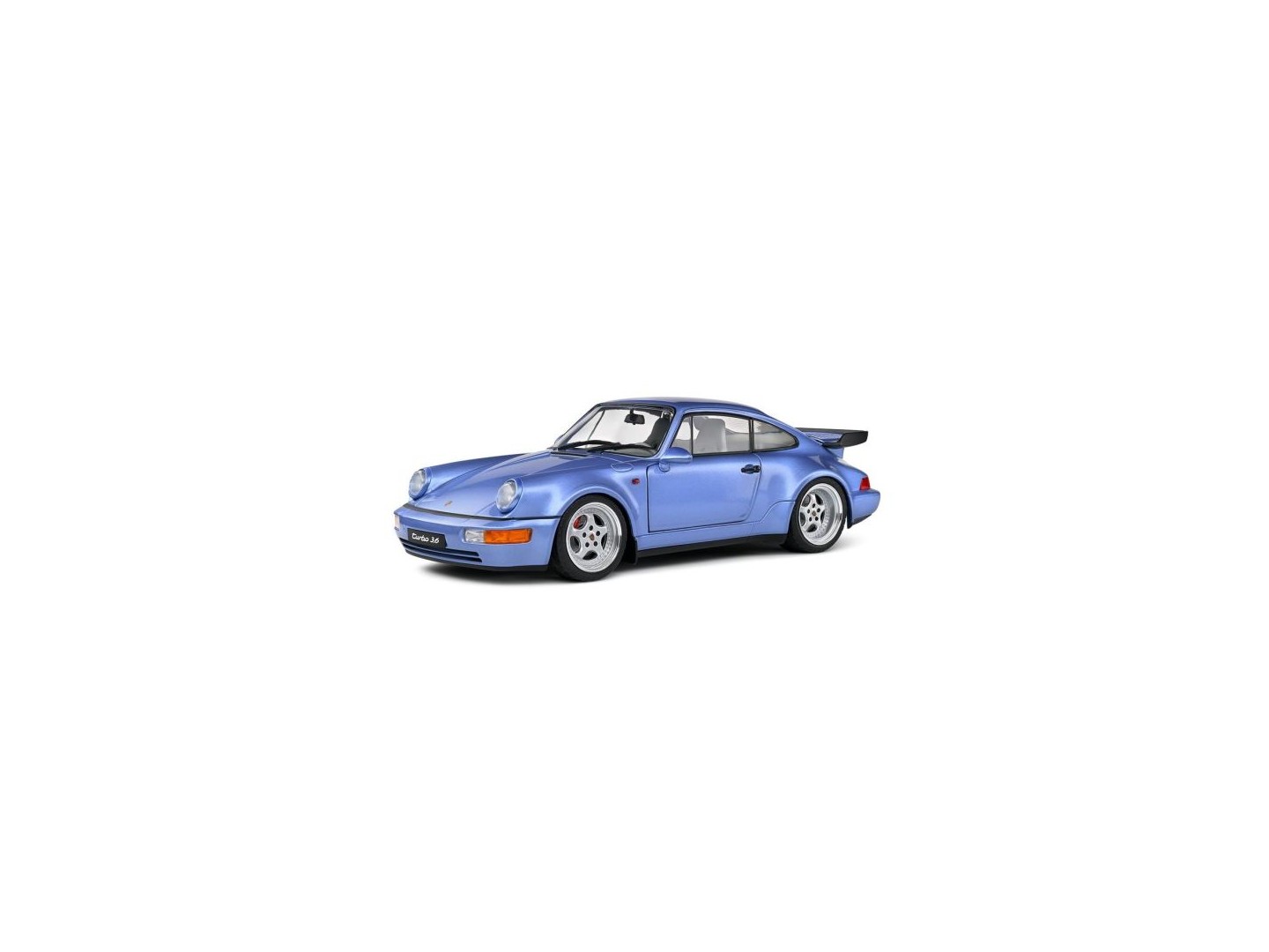 Marketplace : PORSCHE 911 Turbo 1990 bleu - Solido - 1:18