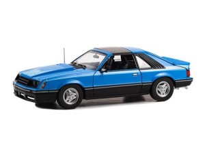 Marketplace : FORD Mustang Cobra T-TOP 1981 Bleu - Greenlight - 1:18
