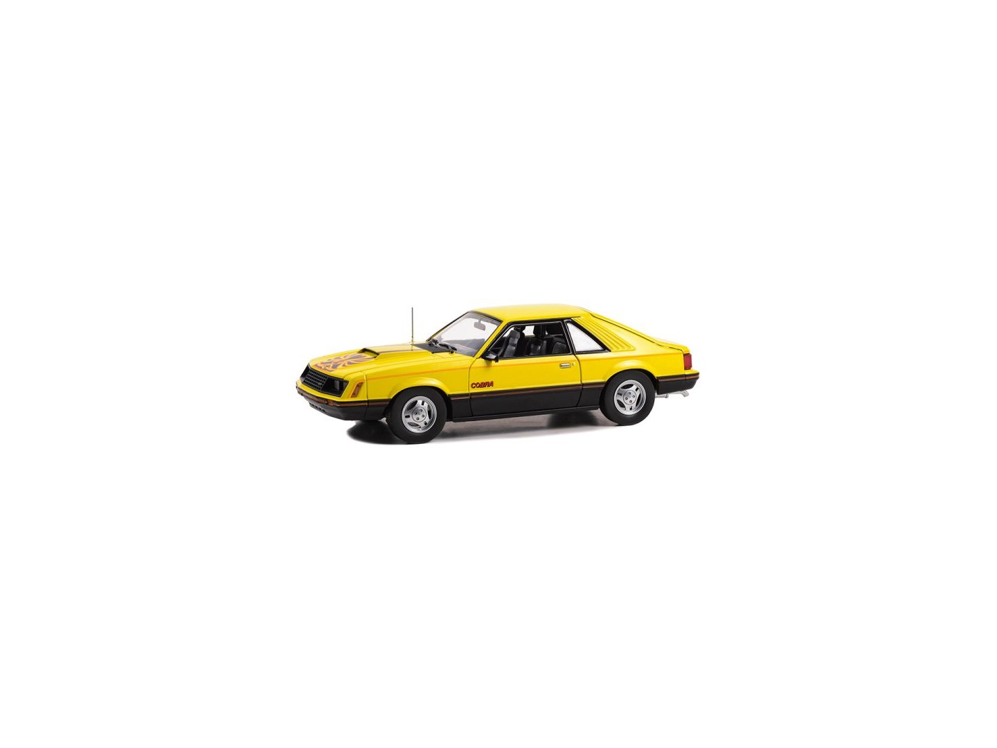 Marketplace : FORD Mustang Cobra coupé 1979 Jaune - Greenlight - 1:18