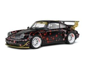 Marketplace : PORSCHE 911 - RWB Body Kit Aoki 2021 Noir - Solido - 1:18