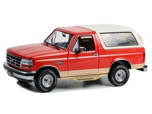 Marketplace : FORD Bronco 1994 rouge Édition EDDIE BAUER - Greenlight - 1:18