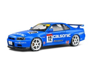 Marketplace : NISSAN GT-R R34 Streefighter Calsonic Tribute 2000 bleu - Solido - 1:18