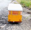 En l'état - Caravane Digue de type Panoramique PINDER - Ech. 1:43