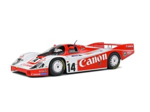 Marketplace : PORSCHE 956LH rouge et blanche 24H Le Mans 1983 - Solido - 1:18