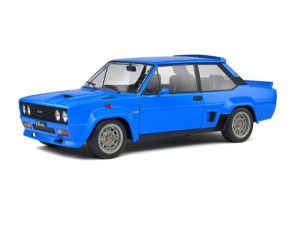 Marketplace : FIAT 131 ABARTH bleu 1980 - Solido - 1:18