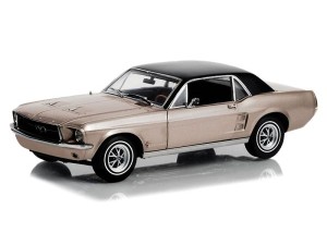 Marketplace : FORD Mustang coupé 1967 She Country Spécial Argent - Greenlight - 1:18