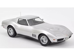Marketplace : CHEVROLET Corvette Coupe gris métallique 1969 - Norev - 1:18
