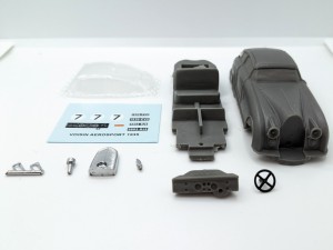 Incomplet : Kit VOISIN Aérosport V12 L Ailée 1936 - Résine - 1:43