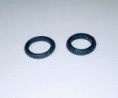 Pneus en résine souple moto BMW K1100 - AV/AR - 1/43ème