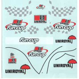 Funcup Uniroyal - Décalcomanie - Ech 1:43