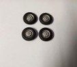 4 roues complètes pour fourgon OPEL Blitz - Ech. 1/43 - ø 19.40mm