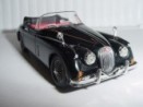 Jaguar XK 150 Cabriolet 1958 - noire - TWINCAM