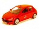 Décalcomanie - Peugeot 206 Pompiers de Paris - Ech. 1:43