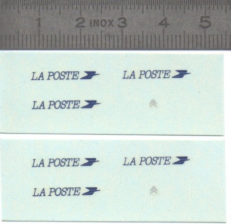 Décalcomanie - LA POSTE + Logo Citroën - Ech 1:43