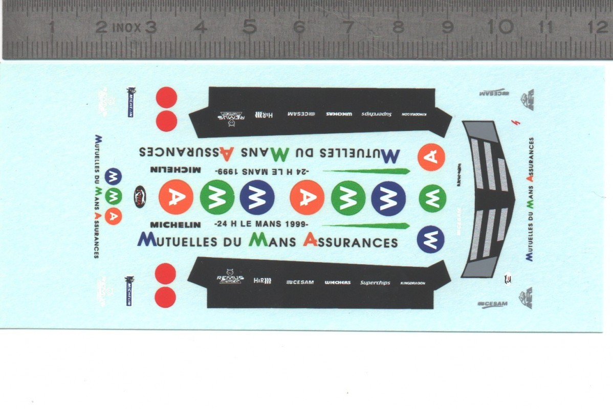 Ech MICHELIN Décalcomanie 1:43 