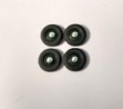 4 roues complètes - Hotchkiss - Vert - Ech. 1:43