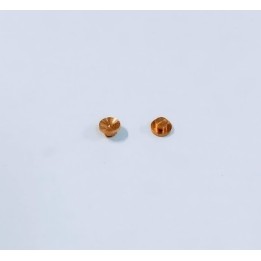 Support de phares en laiton ø3.50 - Lot de 4