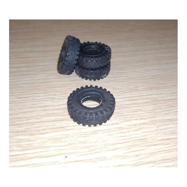 Pneus souples ø21 x 6.60mm - Lot de 4