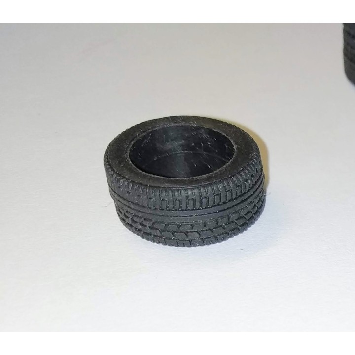 4 Pneus 14.5 X 10 X 6mm - Résine souple