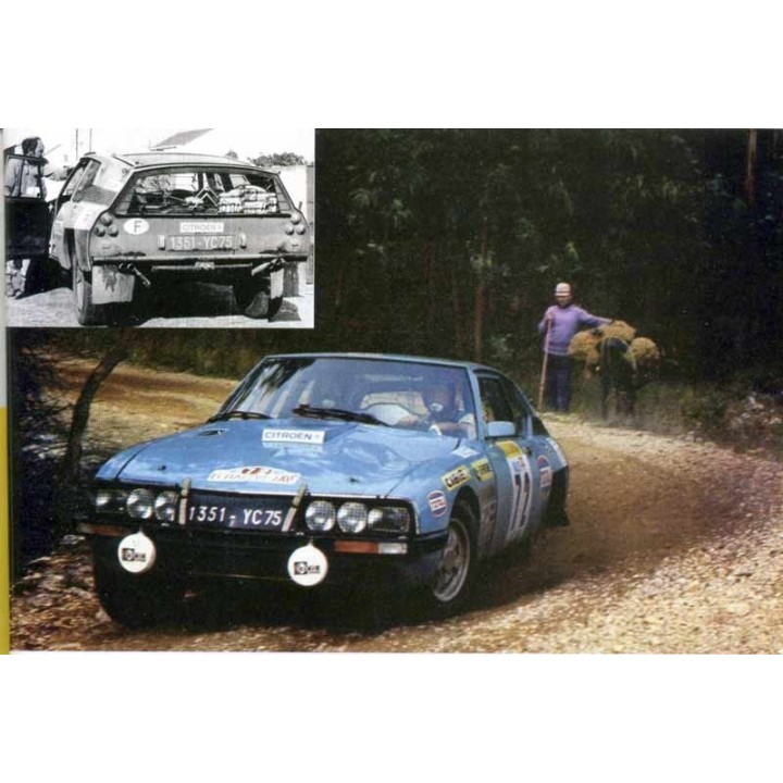 Décalcomanie Tour du Portugal - N°72 Citroën SM - Ech 1/43ème