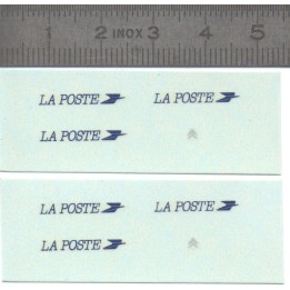 Décalcomanie - LA POSTE + Logo Citroën - 1/43