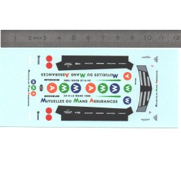 Décalcomanie - Renault Espace Sbarro 1999 - MMA - 1/43