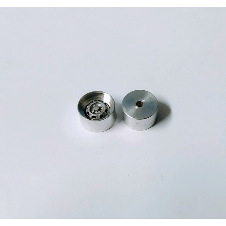 Jantes en alu avec insert en résine - Ech. 1:43 - ø10.20 mm