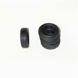 Pneus souples par 4 - ø intérieur 9.50mm - 1/43
