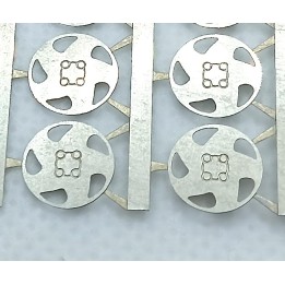 4 inserts - Photodécoupe Jantes OPEL - Ø 9mm 1:43 -