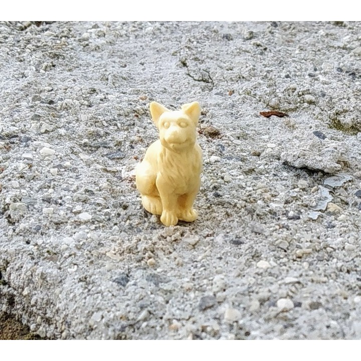 Chien à peindre - Ech. 1:43 - Résine - H 24mm - M Mont-Blanc