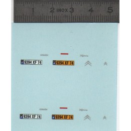 Décalcomanie - Citroën Xsara 1:43
