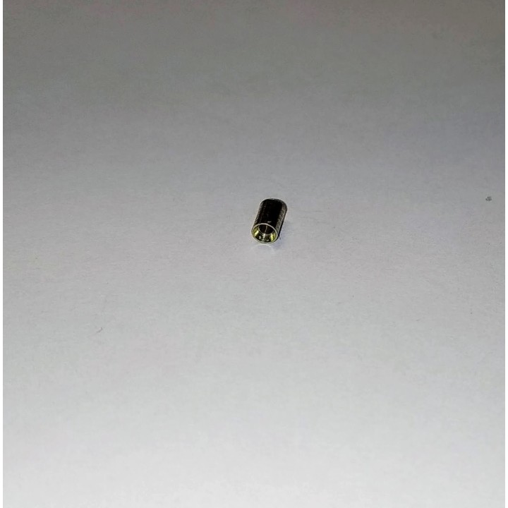 Sortie échappement Ø2 X 3 avec pré-trou en laiton chromé -.