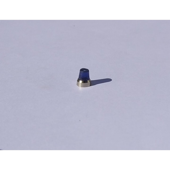 Embase Ø5 en laiton chromé pour Gyrophare 1/43 - X4