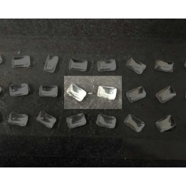 2 Pastilles de phares - Rectangle Blanc - 4X2.50 mm