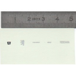 Décalcomanie PEUGEOT 406 Toscana 1/43