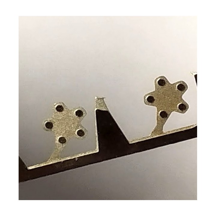 4 Inserts pour jantes 1/43 - Ø4 mm