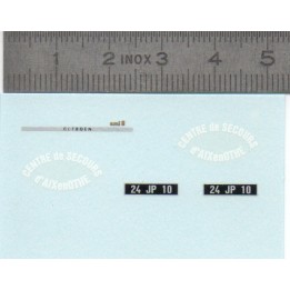 Décalcomanie CITROËN AMI8 - Aix en Othe - 1/43