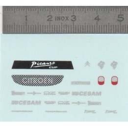 Décalcomanie CITROËN PICASSO CUP - 1/43