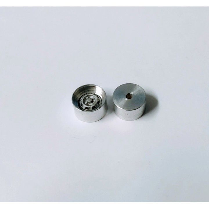 5 Jantes profondes en aluminium pour insert de ø 7.10 mm