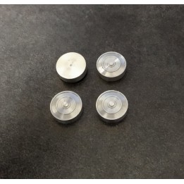 4 Flasques en Aluminium Ø 12mm X 3.50 mm - CPC 1/43