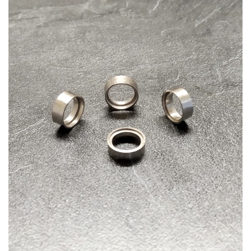 4 Jantes Laiton Nickelé ø10.20x6mm - Référence JA131B - Fabrication Française Artisans43