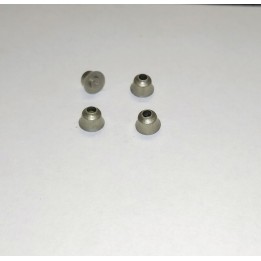 Embase Ø4 en laiton traité gris - X4 1/43