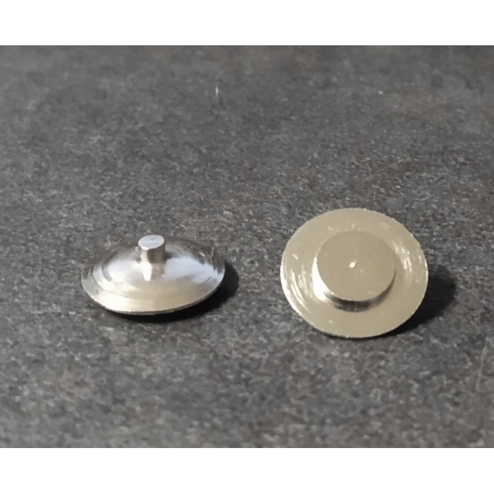 Inserts en laiton - Ø 11 mm - Traitement chrome - CPC 1/43