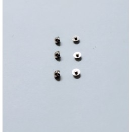 6 phares en laiton chromés Ø2.60mm - CPC 1/43