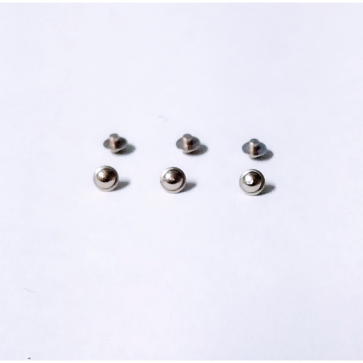 6 phares en laiton chromés Ø2.60mm - CPC 1/43