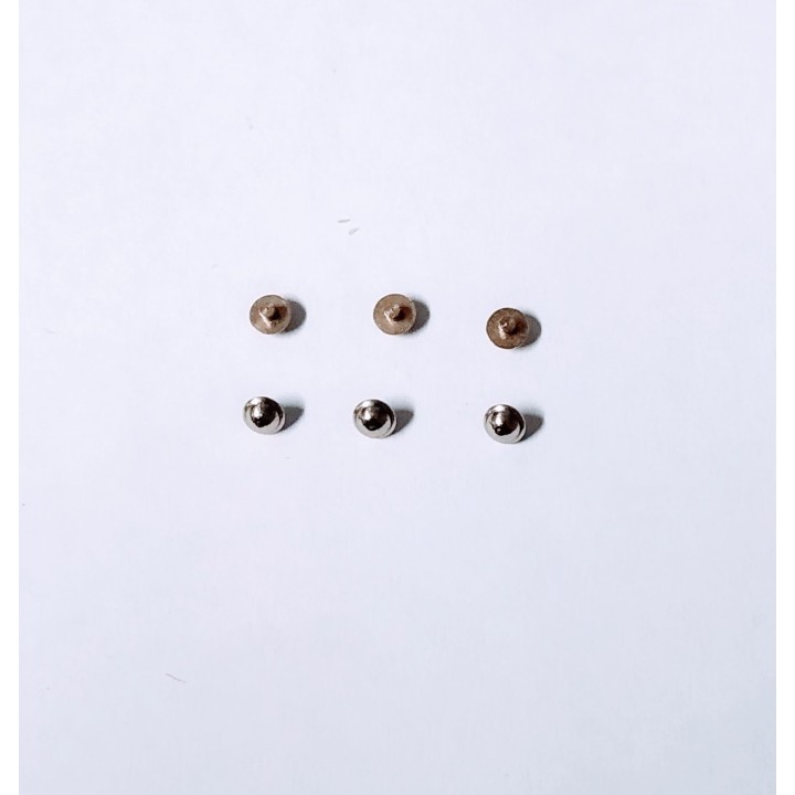 6 phares en laiton chromés Ø2.60mm - CPC 1/43