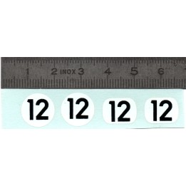 Décalques N°12 - X4 1/43