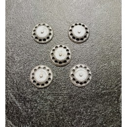 5 Inserts en White Metal - Ø 9 mm 1/43